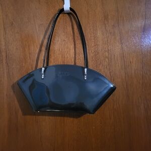Elegant Dark Grey Women's Handbag. Credit Card Holder Enclosed.